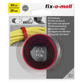 Fix-O-Moll Touch Fastening Strip, Red 20 mm X 60 cm