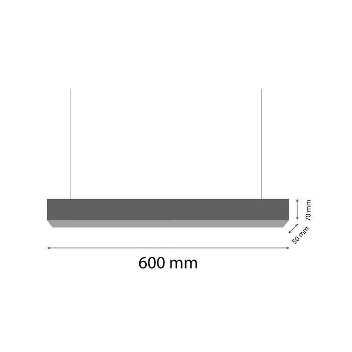 Flow link Linear Light 60cm 10W Black 3CCT – modular linear LED light, view 5 | LAMP & LIGHT - Design forward Decorative lamp , Downlights, pendant lamp , striplights