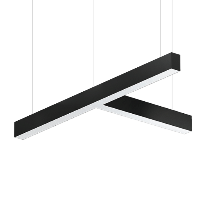 Flow Link T-Shape Black 15W High Lumen – modular linear LED light, view 2 | LAMP & LIGHT - Design forward Decorative lamp , Downlights, pendant lamp , striplights