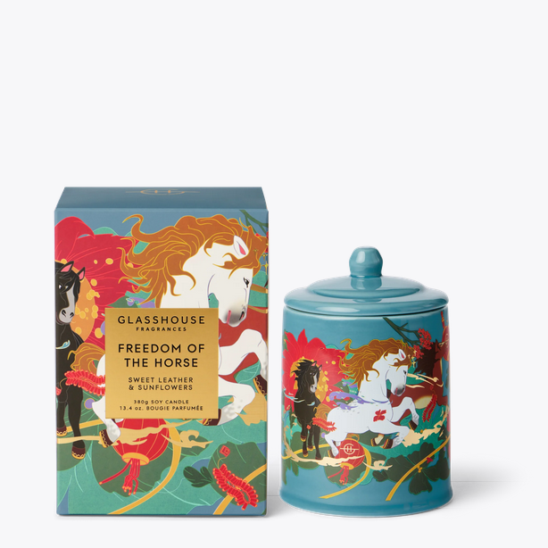 Freedom of the Horse - 13.4 oz Soy Candle