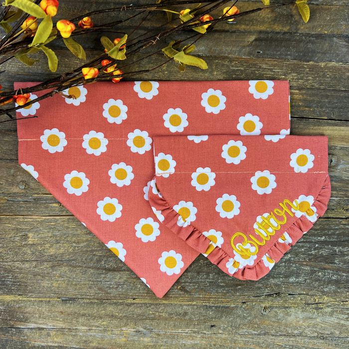 Fresh Fall Flowers Fall Dog Bandana