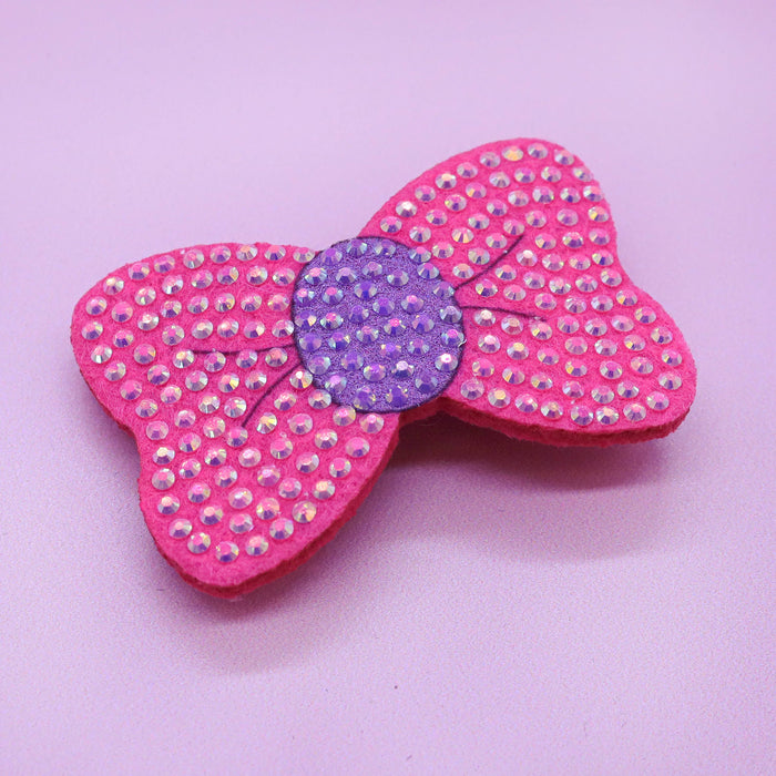 Frog Sac Interchangeable Rhinestone Charm Headband and Hair Clips