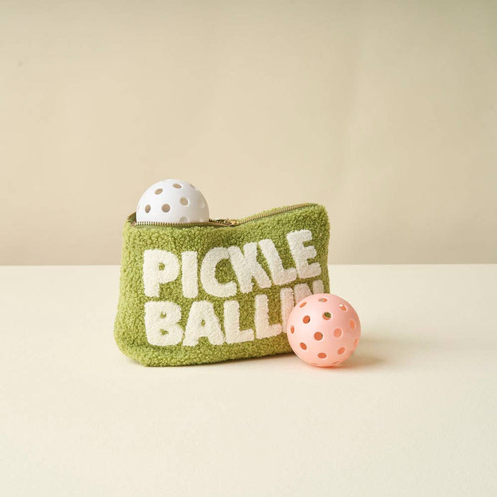 Fuzzy Pouch-Pickleballin'