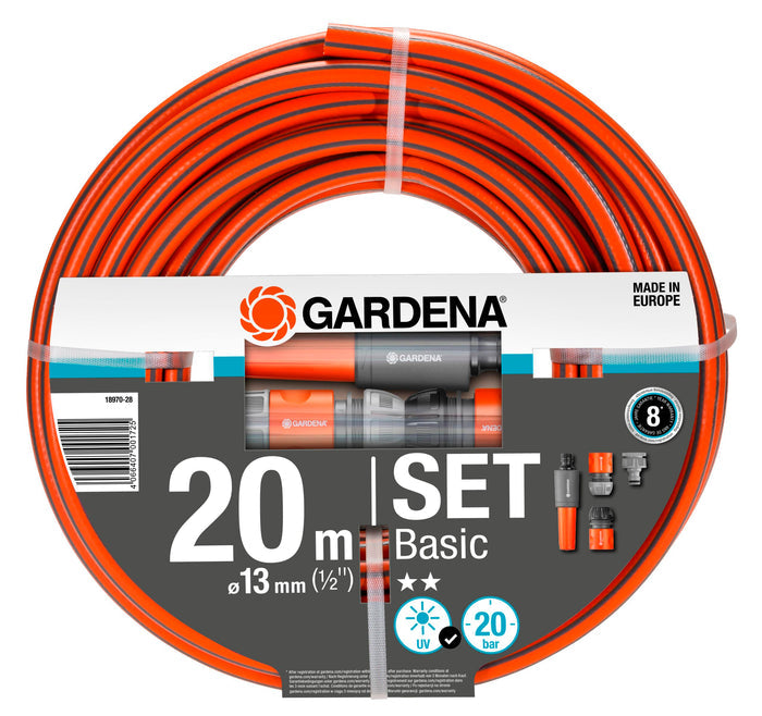 Gardena Basic Hose Set 13 mm (1/2"), 20 m