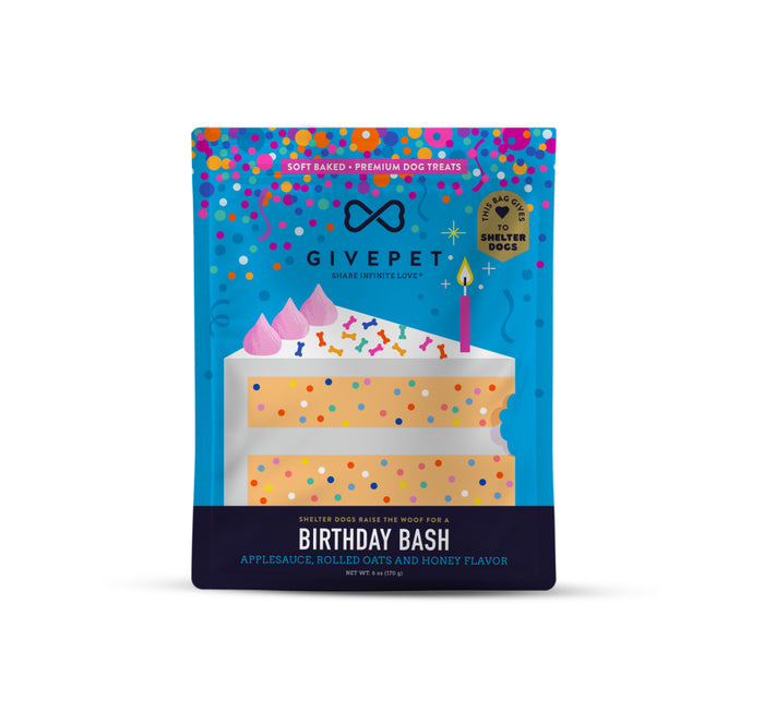 GivePet Birthday Bash Soft-Baked Dog Treats
