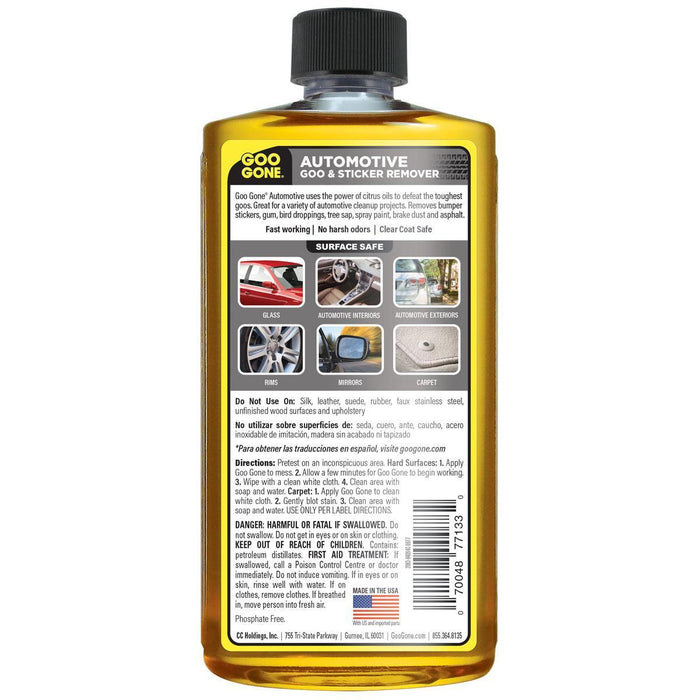 Goo Gone Automotive Goo & Sticker Remover Bottle 16 Oz