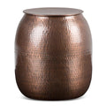 Antique Copper | Griffen Metal Storage Accent Table