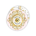 Handpainted Champagne Call Button Round Coaster