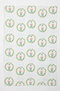 Hippopotamus & Nutcracker Cotton Tea Towel