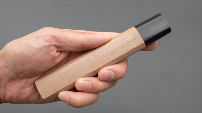 Hitohira AWJ Handle Walnut Octagonal with Pakka (Gyuto 240/ Yanagiba 300) | HITOHIRA
