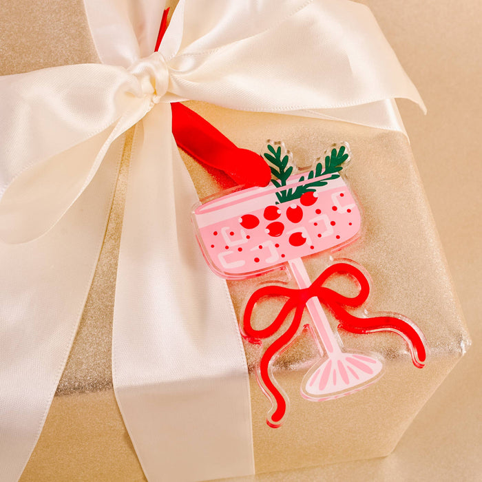 Holiday Tree Ornament-Cranberry Cosmo