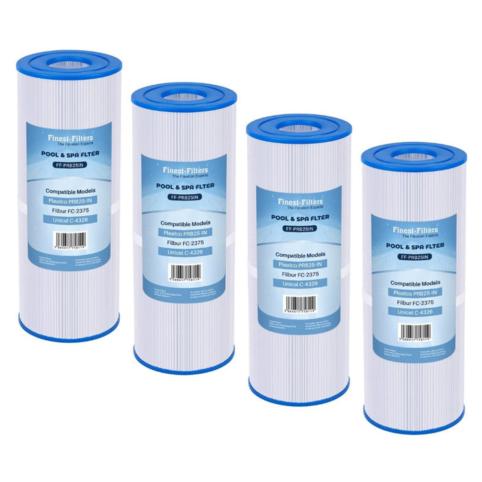 Hot Tub Filters Compatible With Pleatco PRB25IN Unicel C4326 (4 Pack)