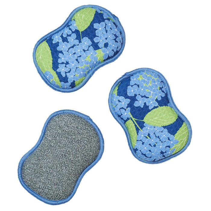 Hydrangea Garden reusable Sponges (Set of 3)