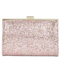 INC lory glitter clutch, Pink - Machann.com