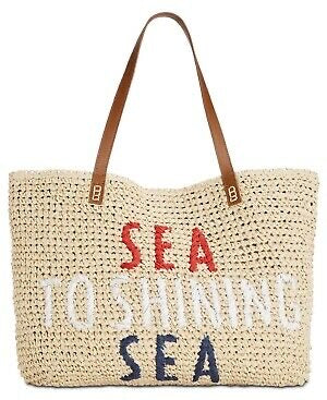INC Tropical Straw Tote - Machann.com