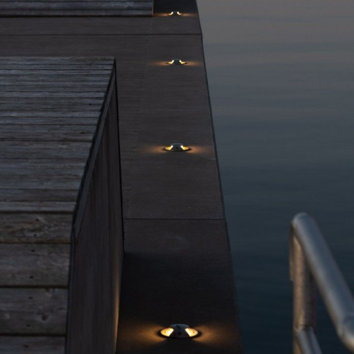 Inground Lamp URON X73 LED – outdoor inground uplight, view 2 | LAMP & LIGHT - Design forward Decorative lamp , Downlights, pendant lamp , striplights