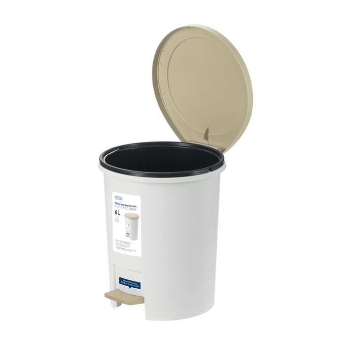 Inochi Kawa Round Pedal Bin 6L/12L