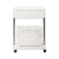 Inochi Nachi Rolling Laundry Storage Shelf White/Grey