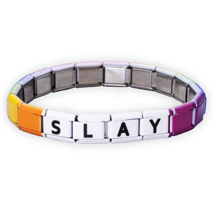 Italian Charm Bracelet - Word Link Jewelry for Girls