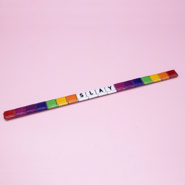 Italian Charm Bracelet - Word Link Jewelry for Girls