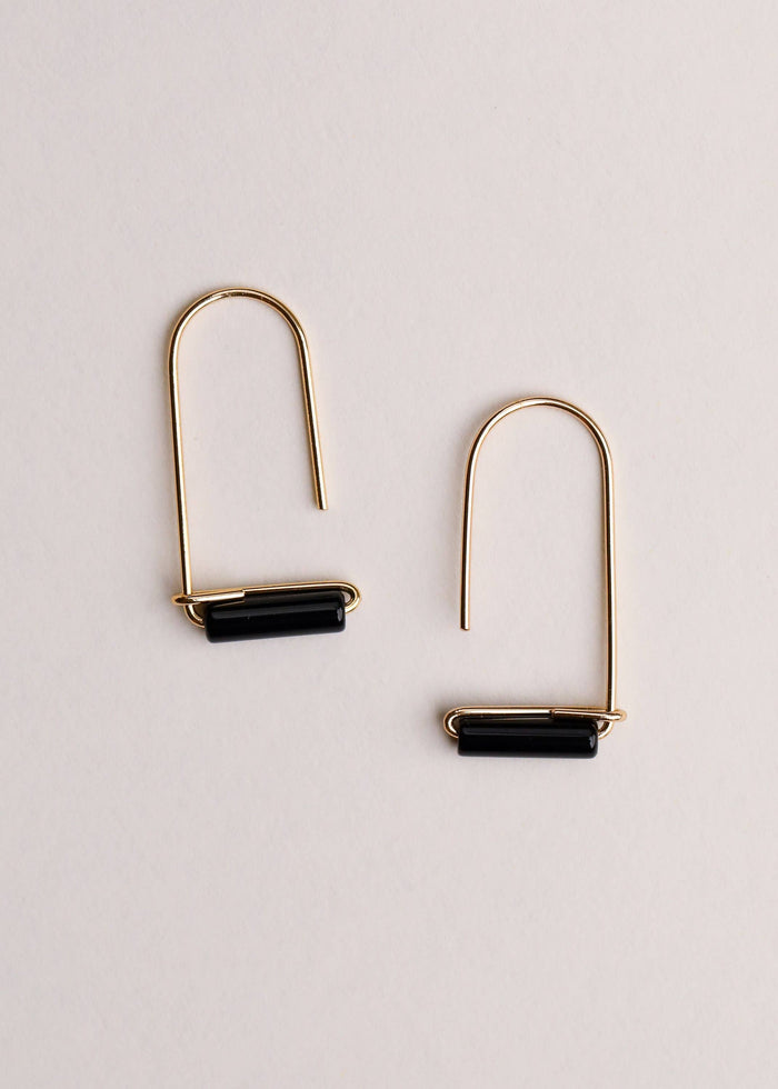 JaxKelly - Gemstone Drop Earrings (Options Available)