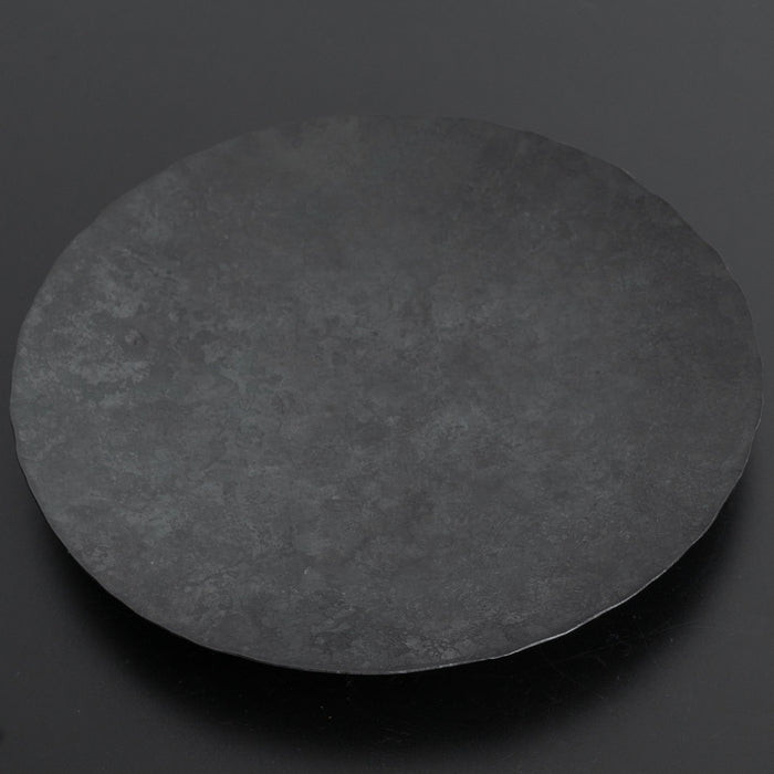 Kanatoko Hand Forged Iron Shallow Bowl - HITOHIRA