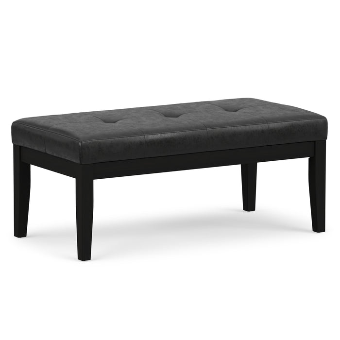 Distressed Black / Distressed Vegan Leather