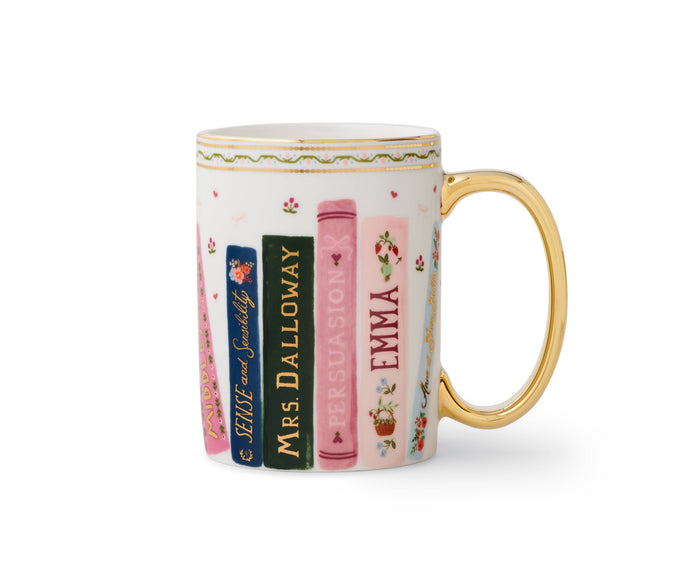 Ladies Book Club Night Porcelain Mug by Rifle Paper Co.