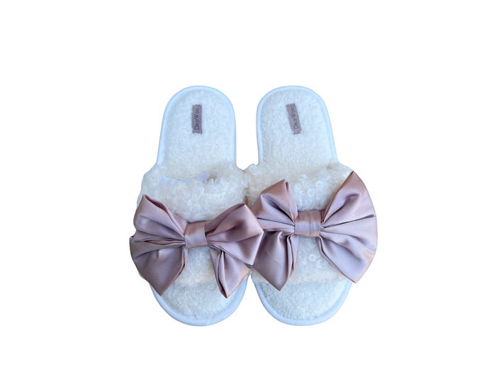 Ladies Little  Bow Slippers