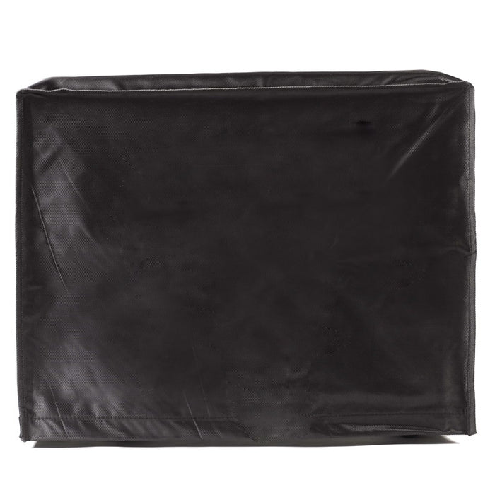 Large black EdenPURE heater dust jacket designed for full coverage and protection of portable infrared heaters