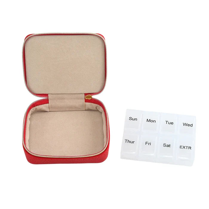 Leah Travel Pill Box (Various Colors)