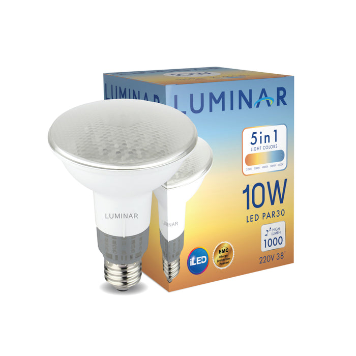 LED PAR30 LUMINAR 220V 10W 38D 5CCT – LED light bulb | LAMP & LIGHT - Design forward Decorative lamp , Downlights, pendant lamp , striplights