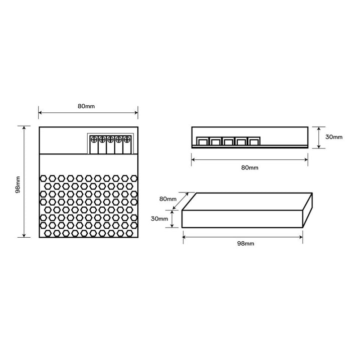 หม้อแปลง LED Strip Light 24V 1.45A 35W – LED driver and controller, view 2 | LAMP & LIGHT - Design forward Decorative lamp , Downlights, pendant lamp , striplights