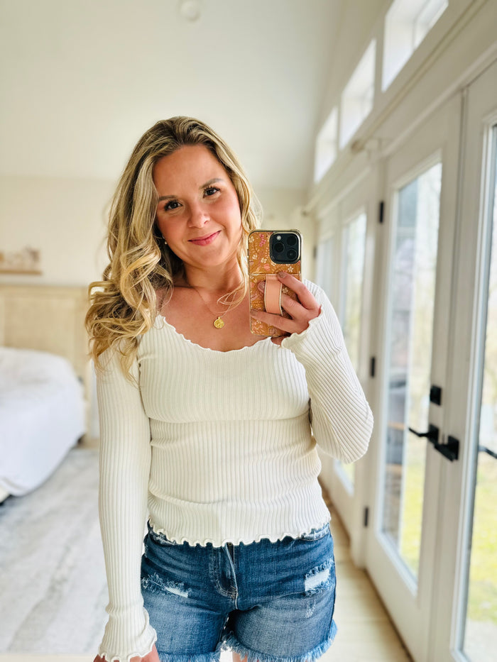 Let's Stay Ribbed Top