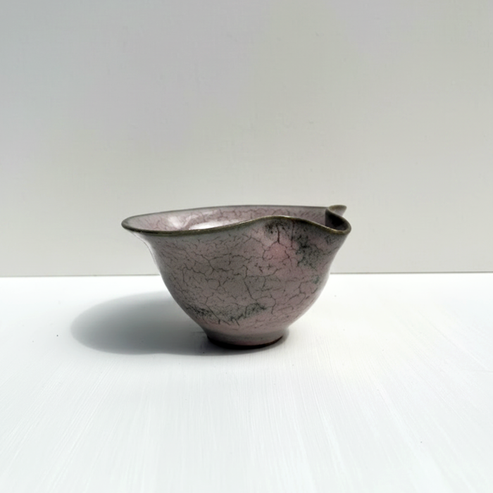 Lilac Matcha Bowl with Spout