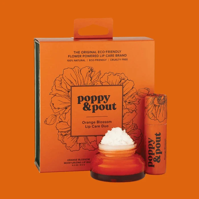Lip Care Duo - Orange Blossom by Poppy & Pout
