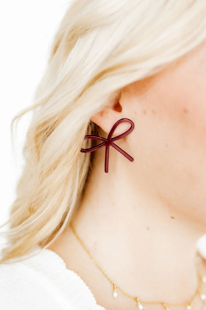Lola Bow Earrings
