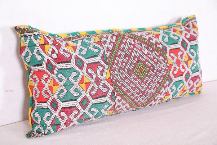 Long Kilim Pillow 12.9 INCHES X 26.3 INCHES - kilim pillow