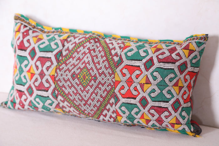 Long Kilim Pillow 12.9 INCHES X 26.3 INCHES - kilim pillow