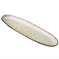 Long Oval Plate, Ivory