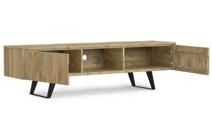 Refined Natural Mango | Lowry 72 inch TV Media Stand