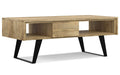 Refined Natural Mango | Lowry Coffee Table in Mango