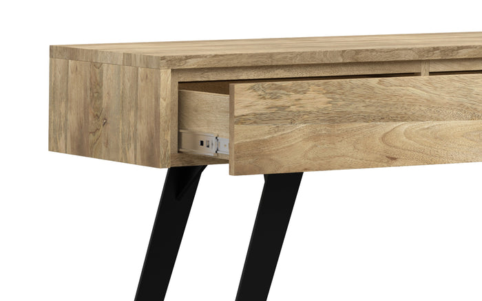 Refined Natural Mango | Lowry Solid Mango Console Sofa Table