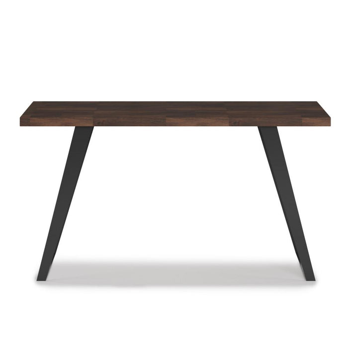 Distressed Charcoal Brown | Lowry Flat Top Desk