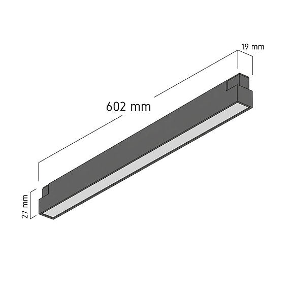 LUCE Tracklight LT5 LUCE AUGUST 24 3000K Silver – LED track light spotlight, view 2 | LAMP & LIGHT - Design forward Decorative lamp , Downlights, pendant lamp , striplights