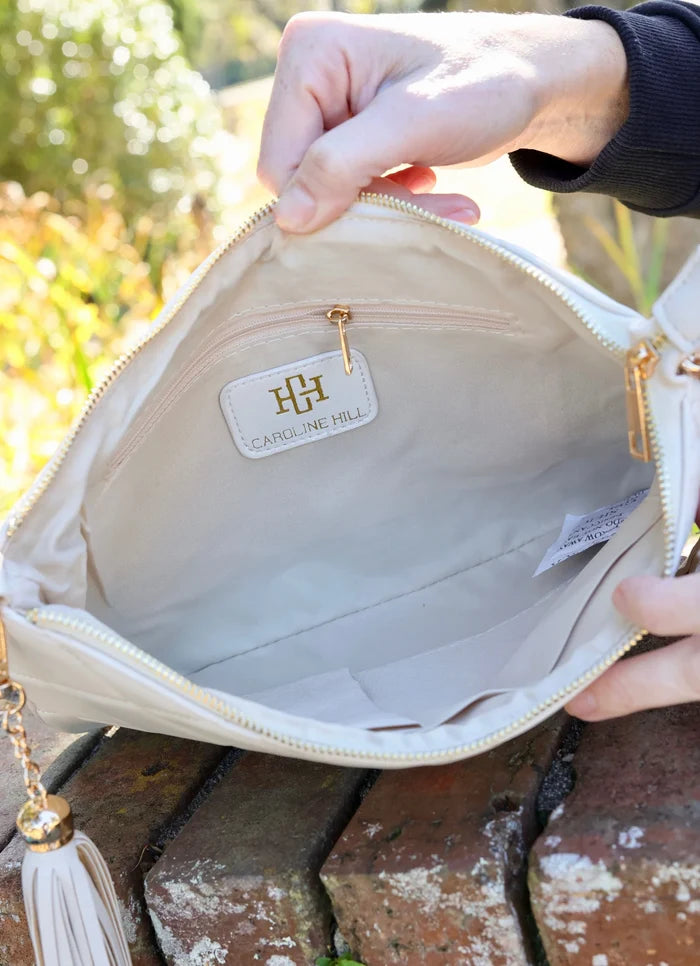 Madelyn Crossbody Cream Quilted