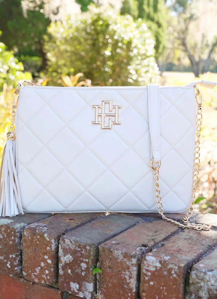 Madelyn Crossbody Cream Quilted