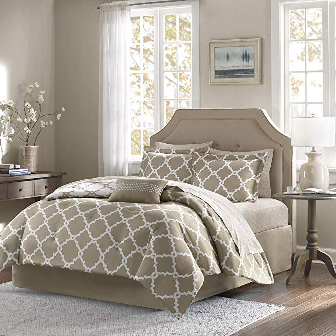 Madison Park Essentials Meritt Reversible 9-Pc. Full Comforter Set - Machann.com