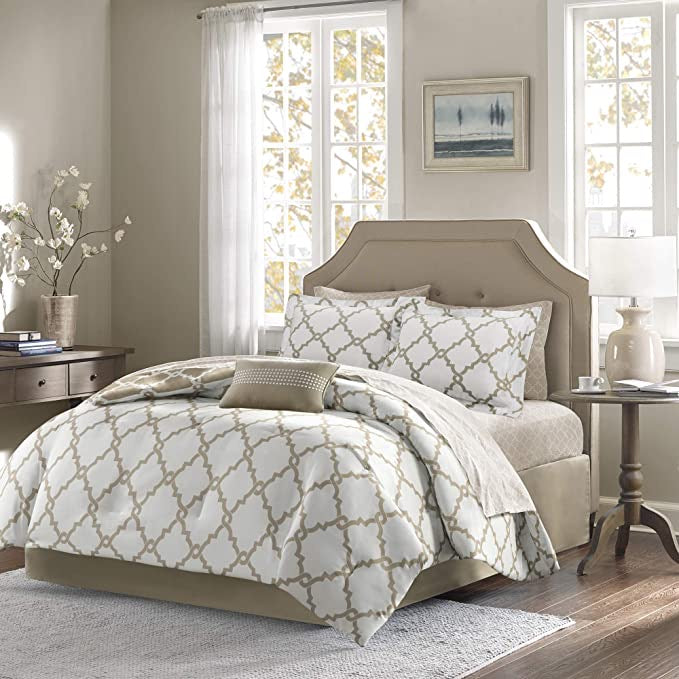 Madison Park Essentials Meritt Reversible 9-Pc. Full Comforter Set - Machann.com