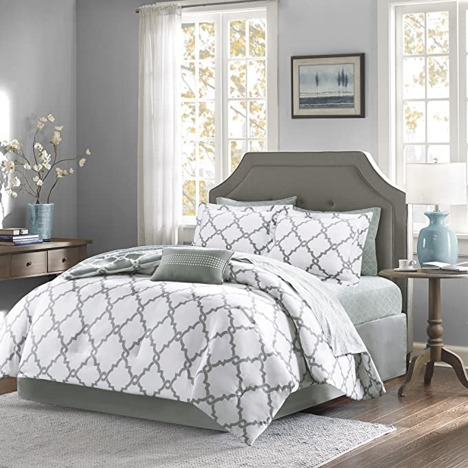 Madison Park Essentials Meritt Reversible 9-Pc. Full Comforter Set - Machann.com
